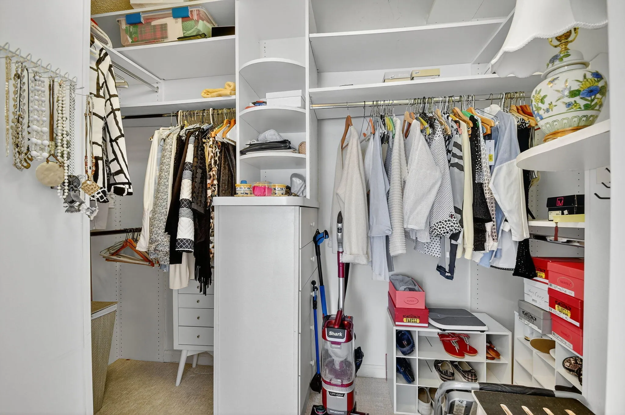 Master walk in closet