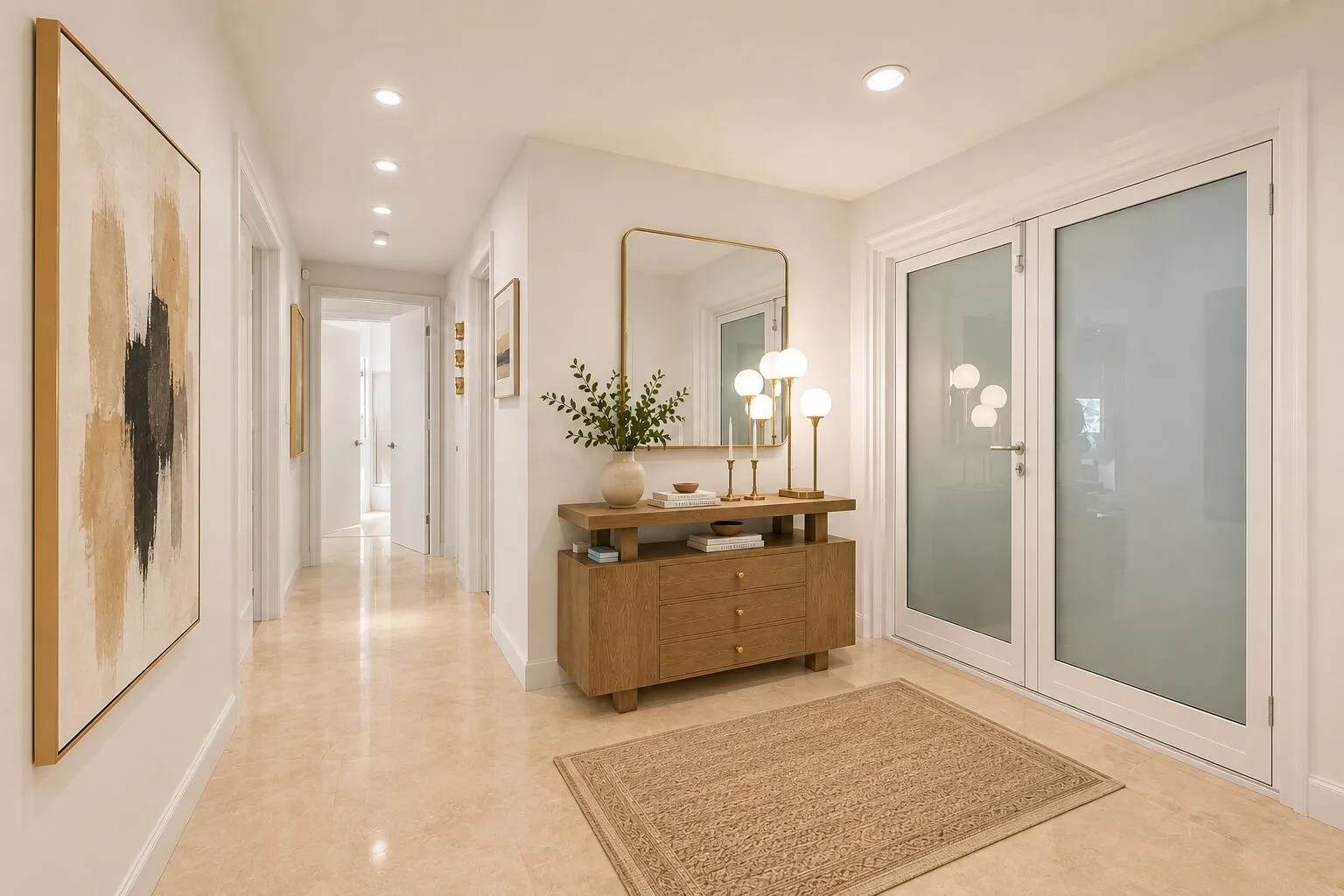 Foyer Entrance-Virtually Staged