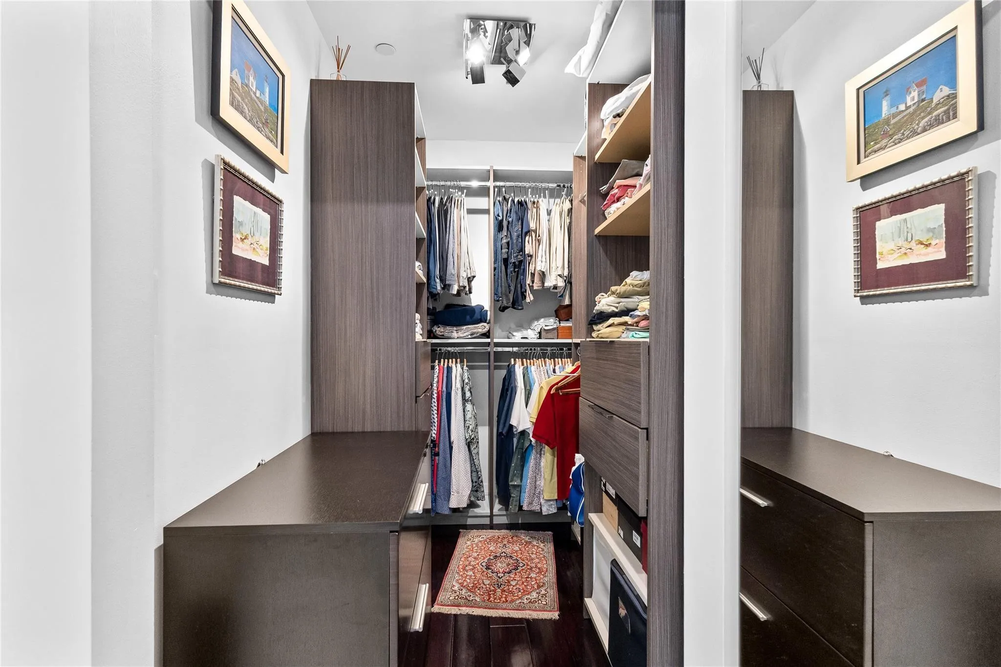 Two Primary Walk-in Closets