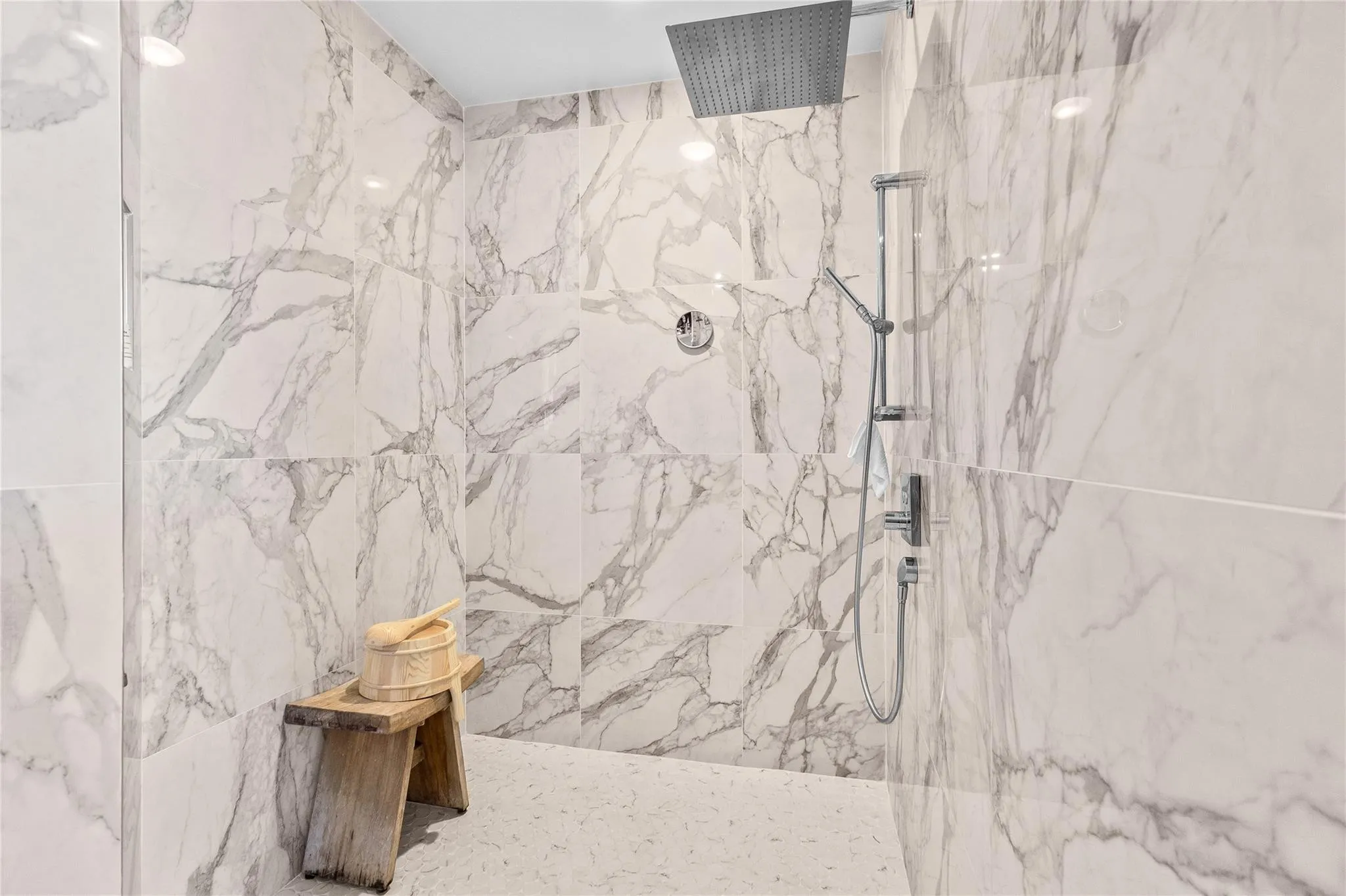 Large Walkin Shower in Primary Bath
