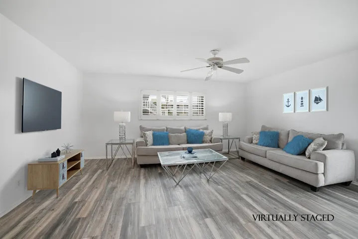 Virtually Staged Living Room
