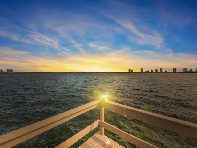 Twilight View of Water & Singer Island