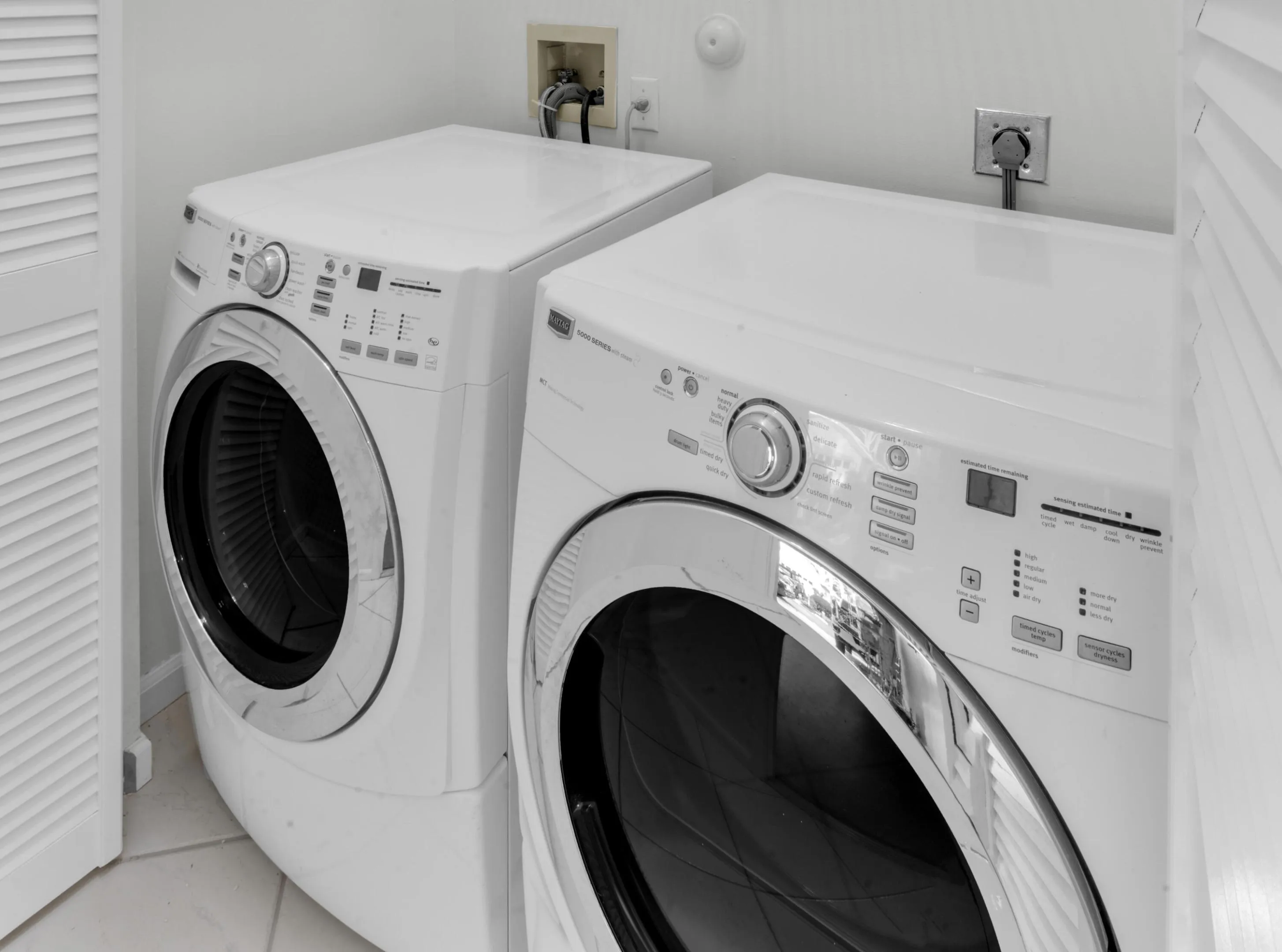 Inside laundry room