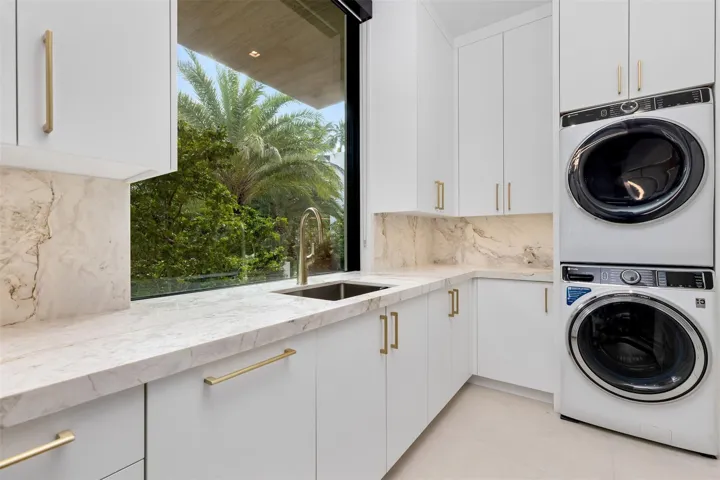 First floor laundry