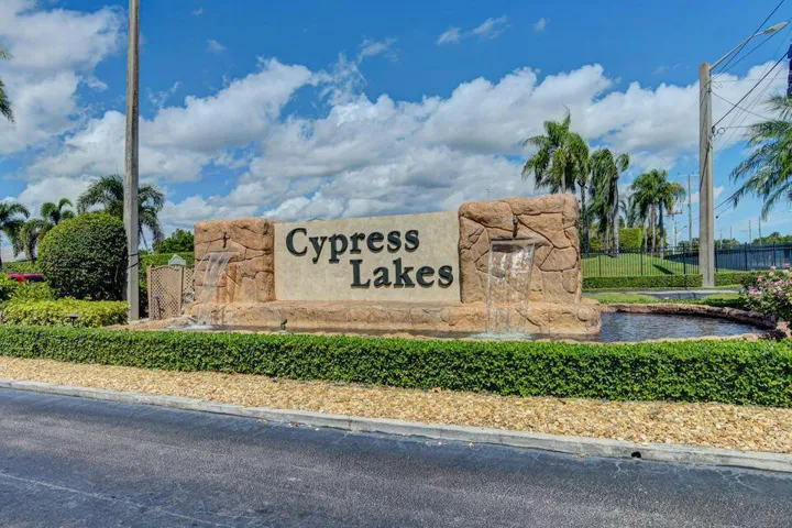 Welcome to Cypress Lakes! Private, gated, 55+ community with a non membership golf course.