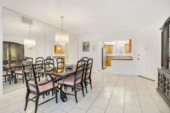 dining area open to kit & living area