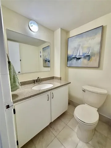 Guest half bathroom