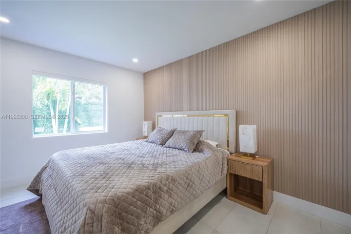 Master bedroom with king size bed