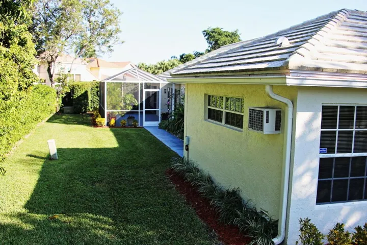 Backyard west side