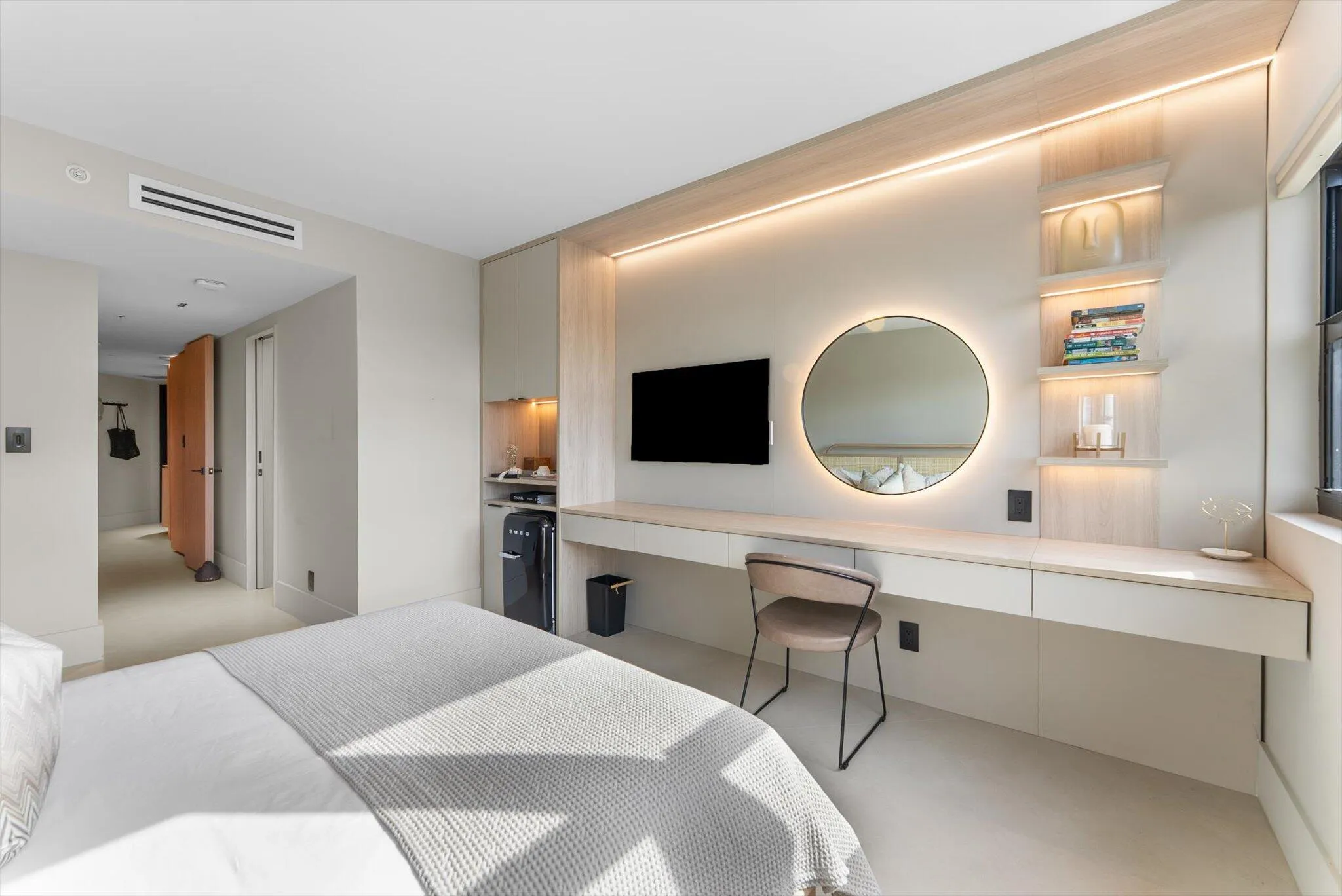 Guest Suite #2 with Custom Design and En-Suite Bathroom/Beverage Center