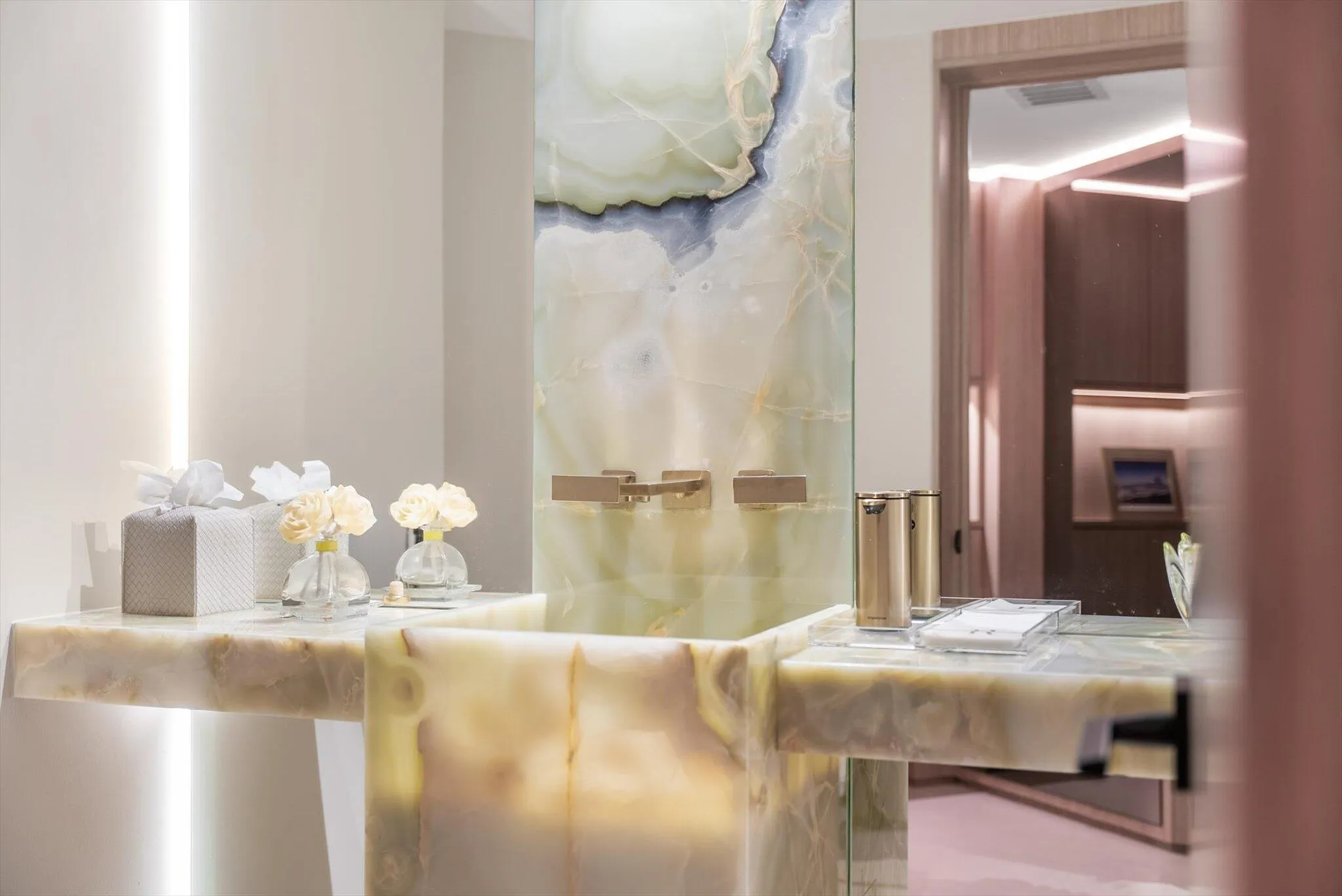 Integral Sink Onyx - Jade Natural stone