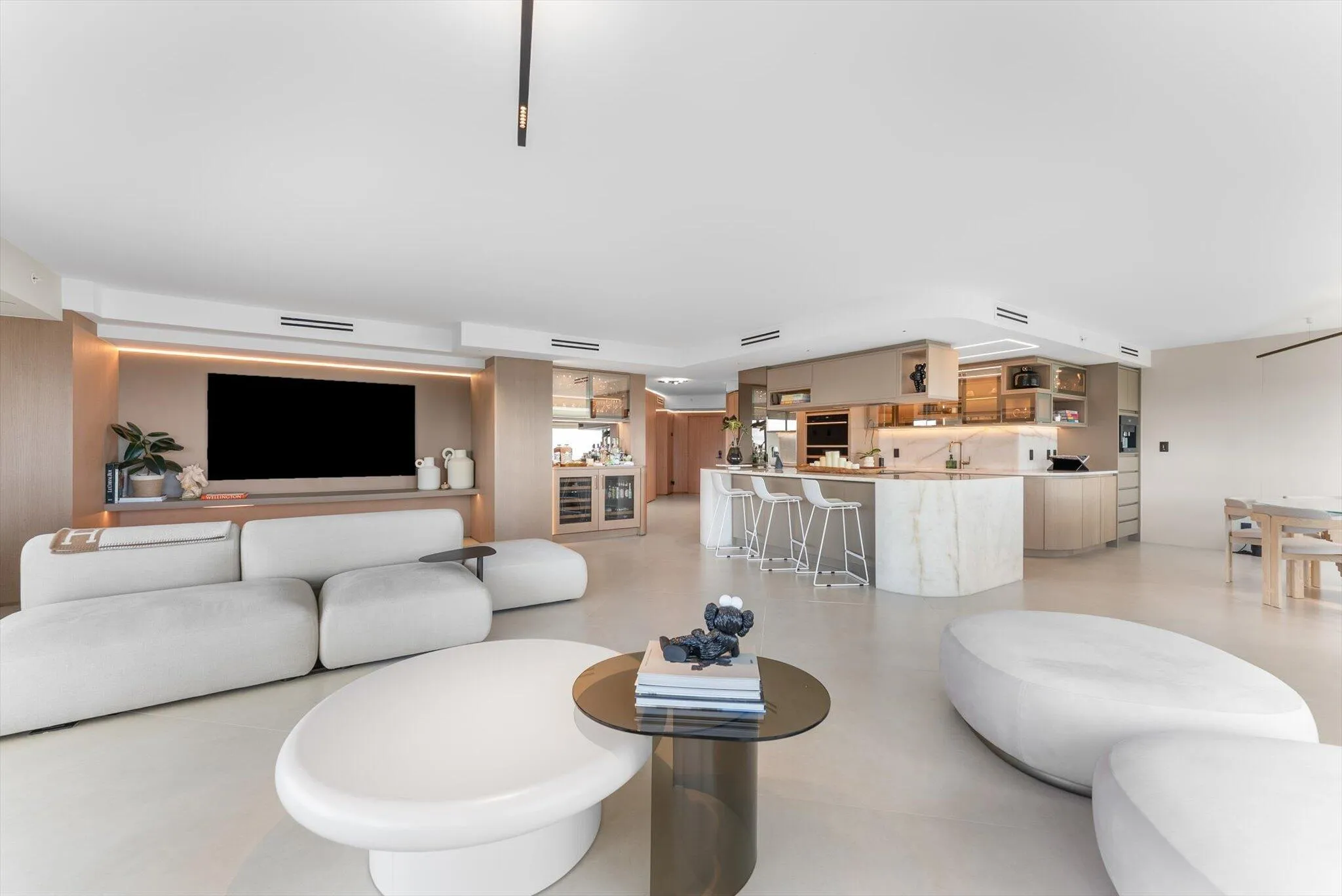 Porsche Studio Lighting and Brilliant Lutron Lighting throughout...
