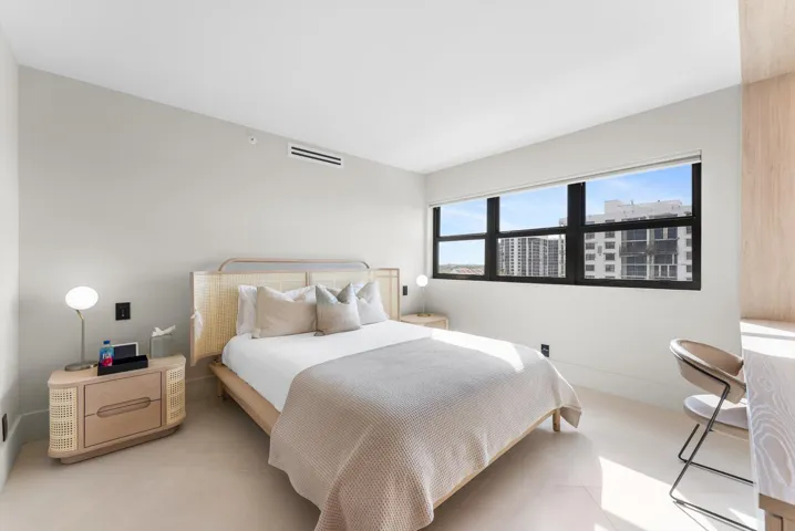 Guest Suite with En-Suite Bathroom and Custom Wood Design
