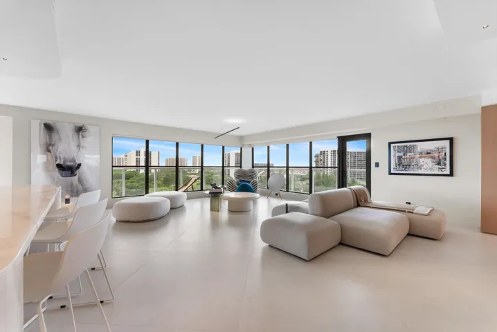 Expansive Open-Concept Living Room