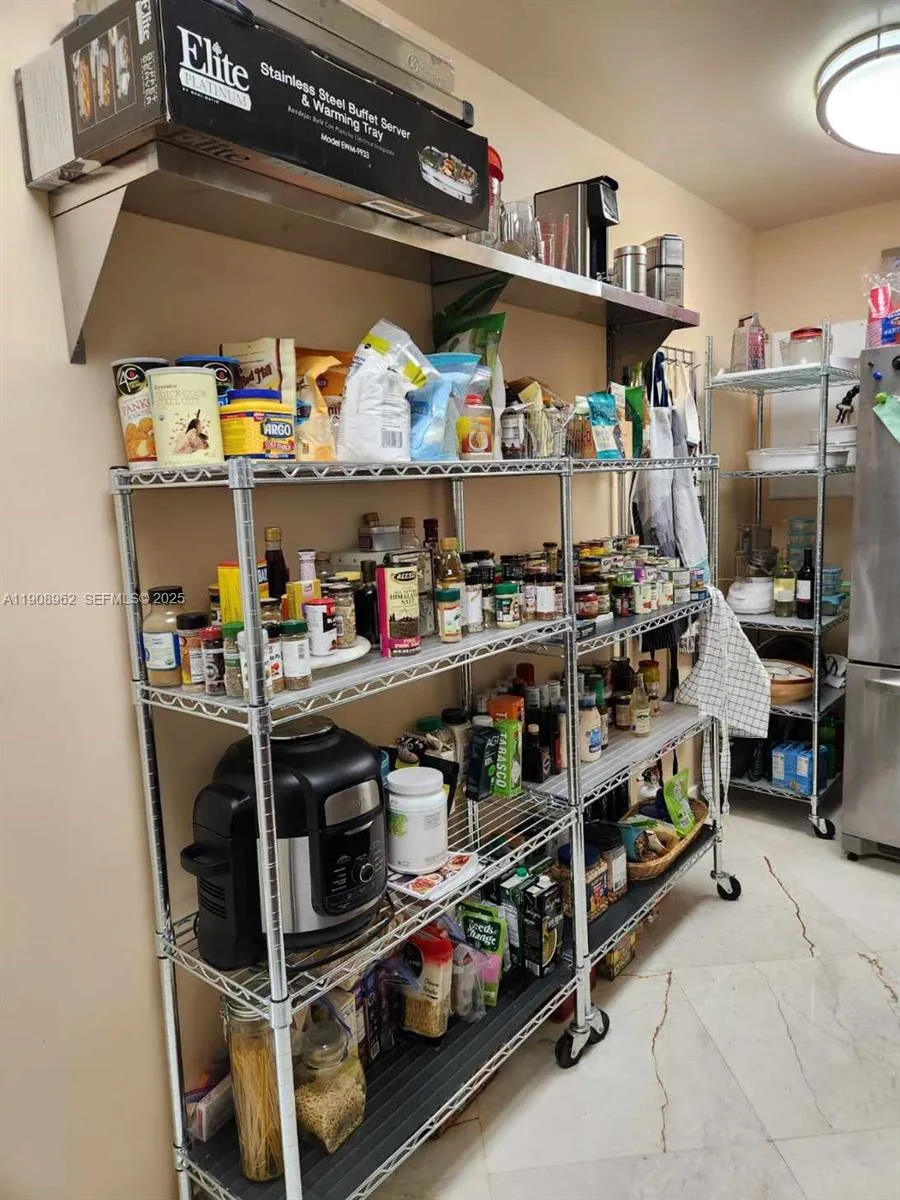 Catering Kitchen has Roll Out Shelving for efficiency. Truly Fully Equipped for Entertaining.