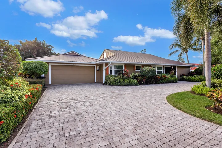 Two car garage has ample storage room.