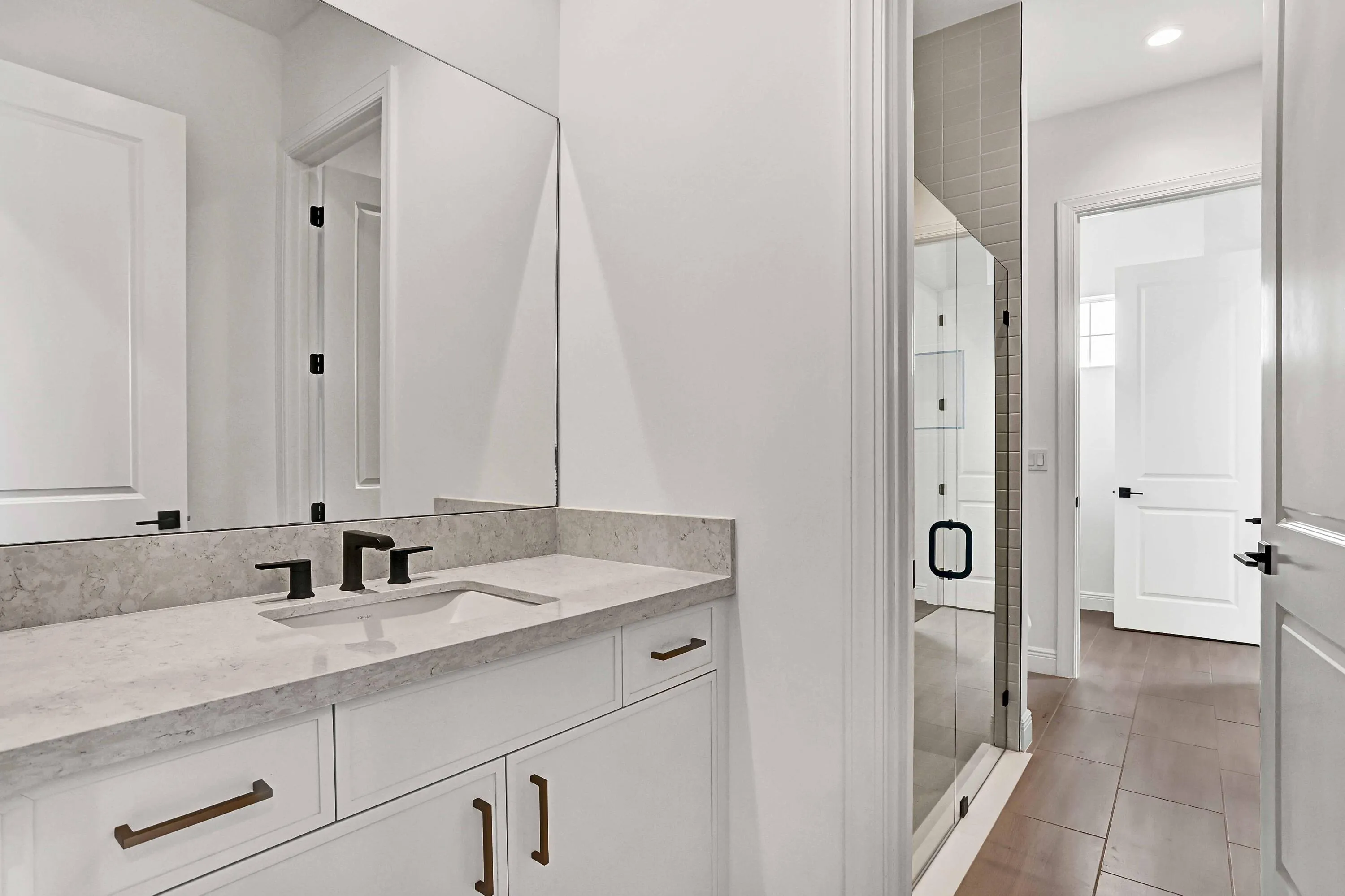 Jack and Jill Guest Bathroom - Vanity near Guest Bedroom 3