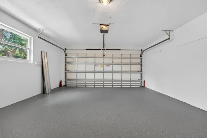 Two car garage
