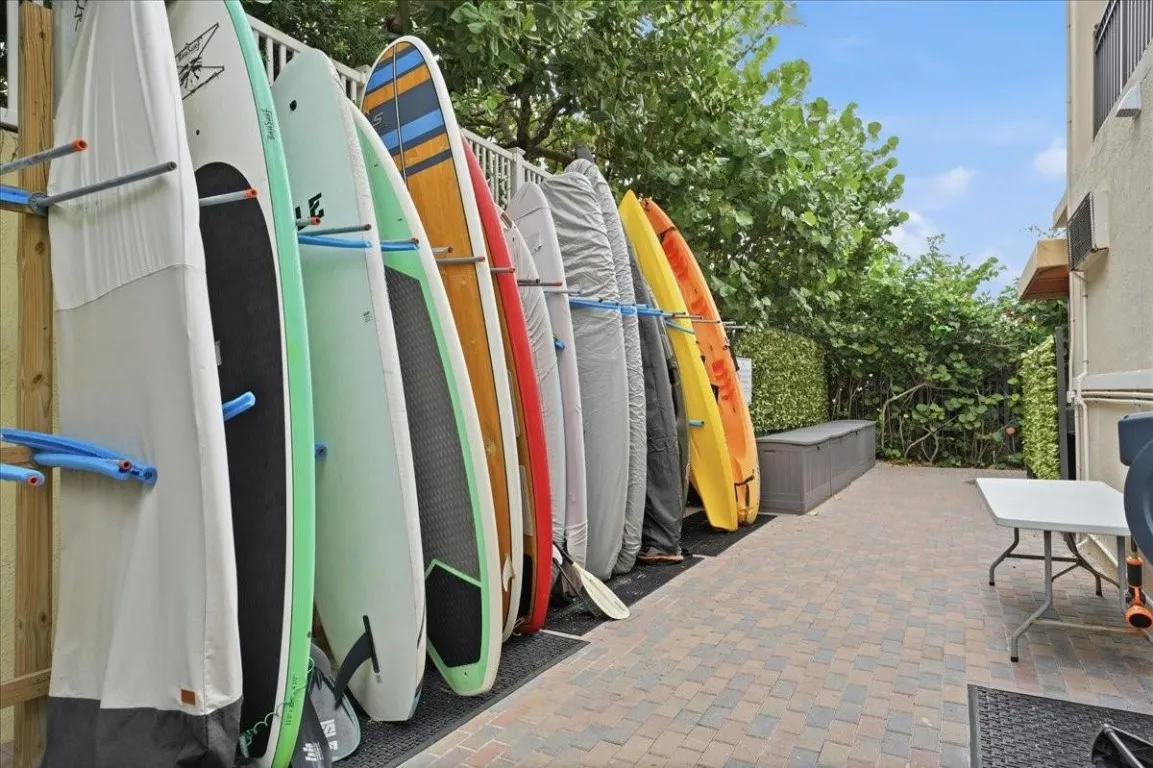 Store your Water Toys by the Beach ...