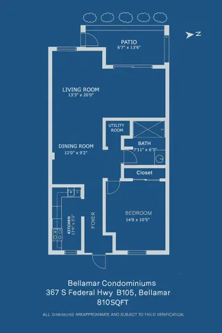 Bellamar_Unit_B105_Blueprint unbranded