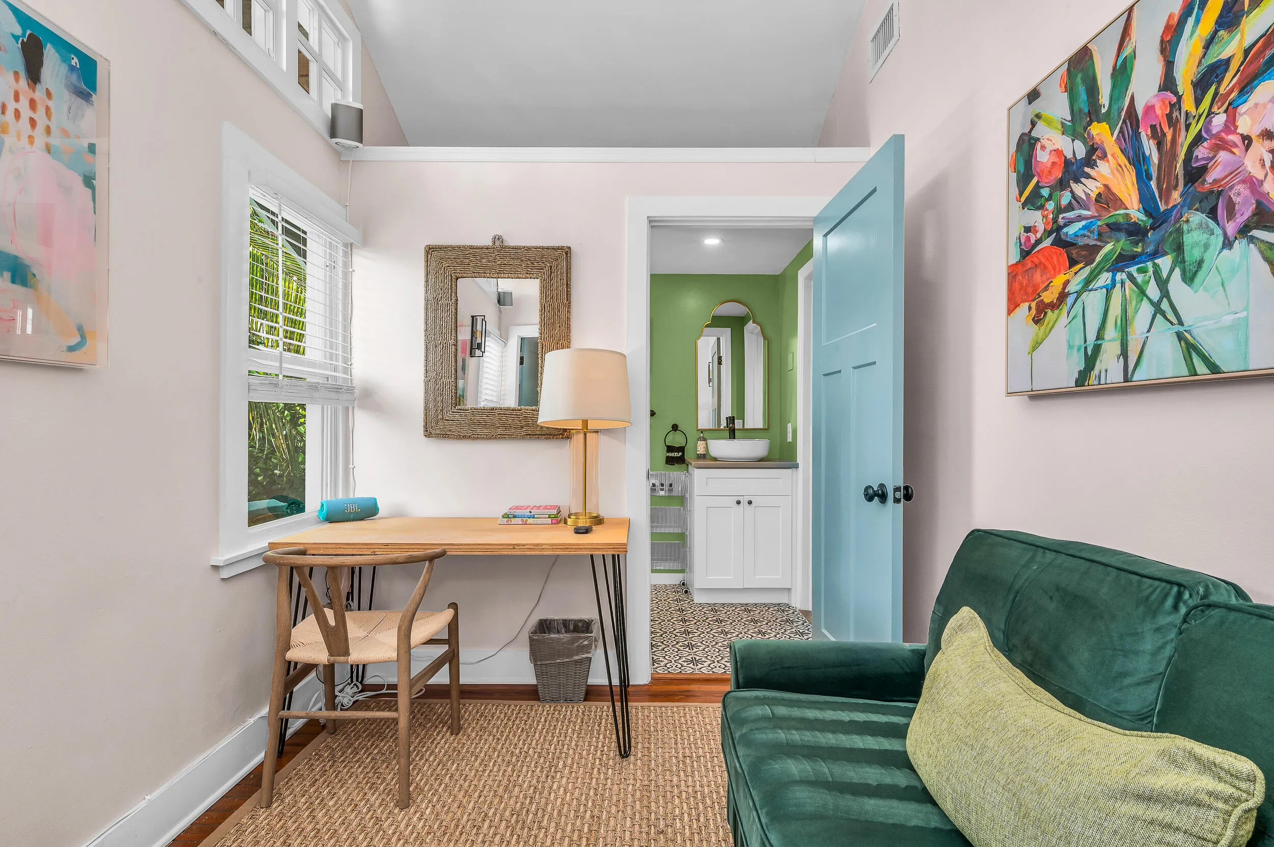 5th Bedroom used as office with full en suite bath