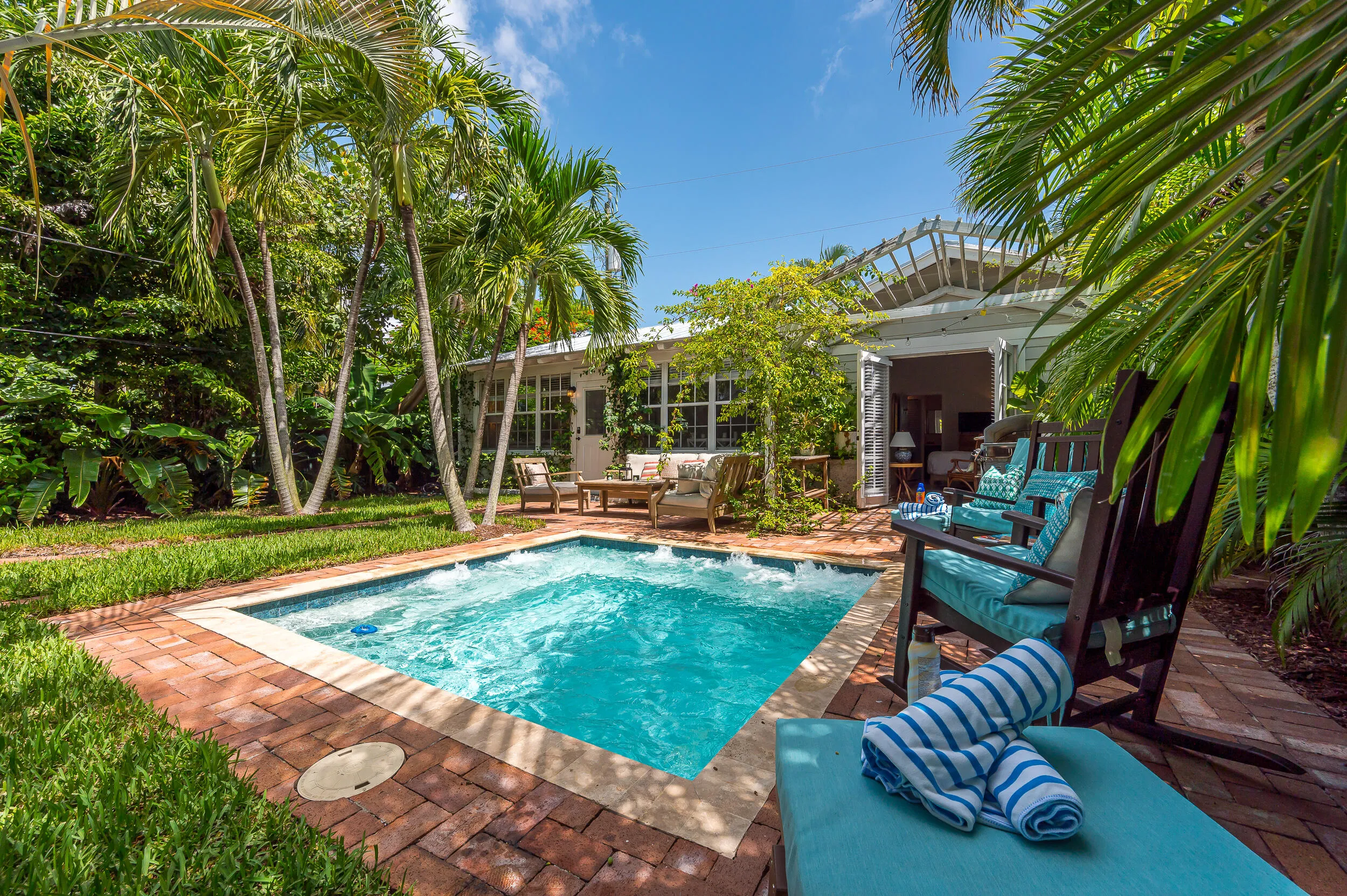 Heated Pool area.