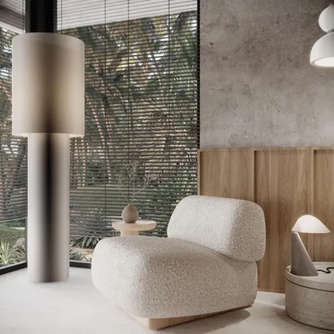 Las Molas Modern Living Room Render
