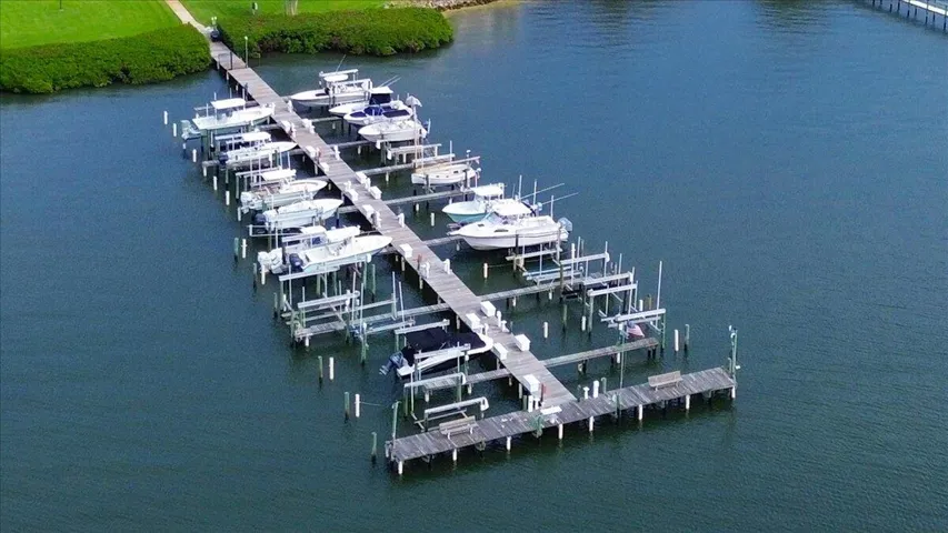 Aerial view Boat Slips