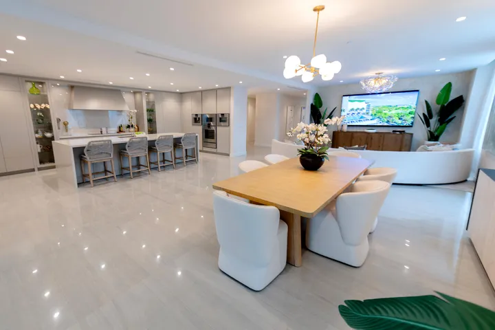 Kitchen Dining Living