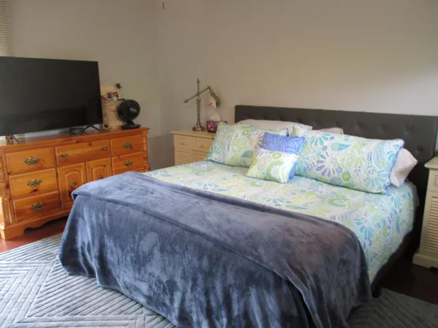 spacious main bedroom