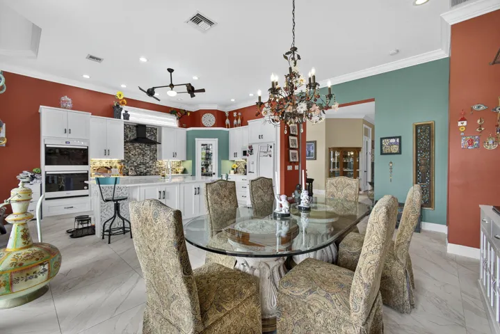 Formal dining located in family room