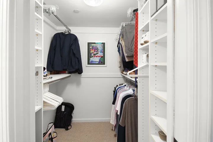 Primary Walk In Closet