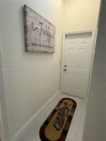 Walkway to the two car garage
