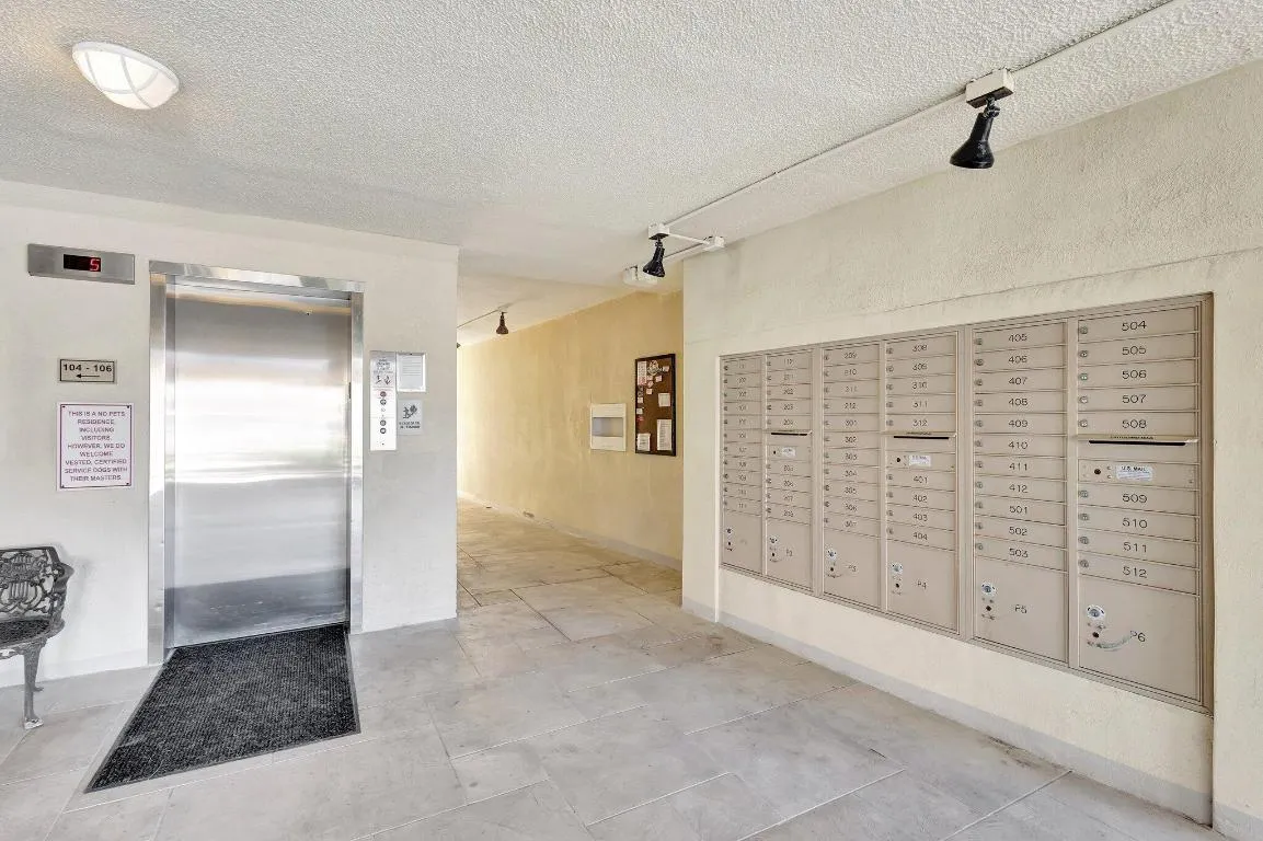 elevator and mail