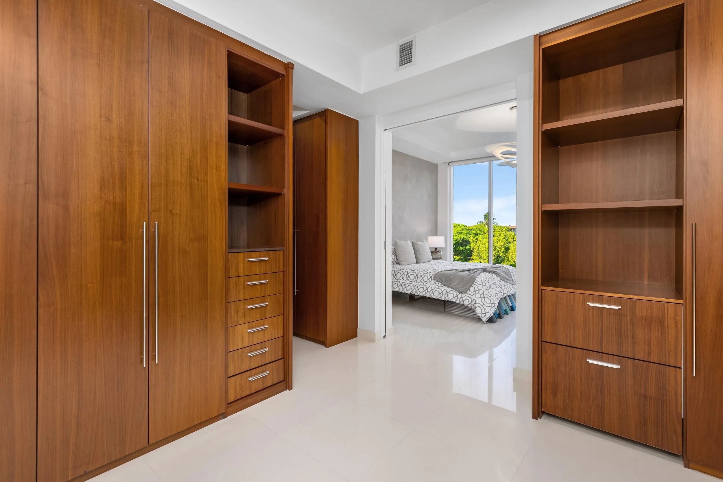 Primary closet