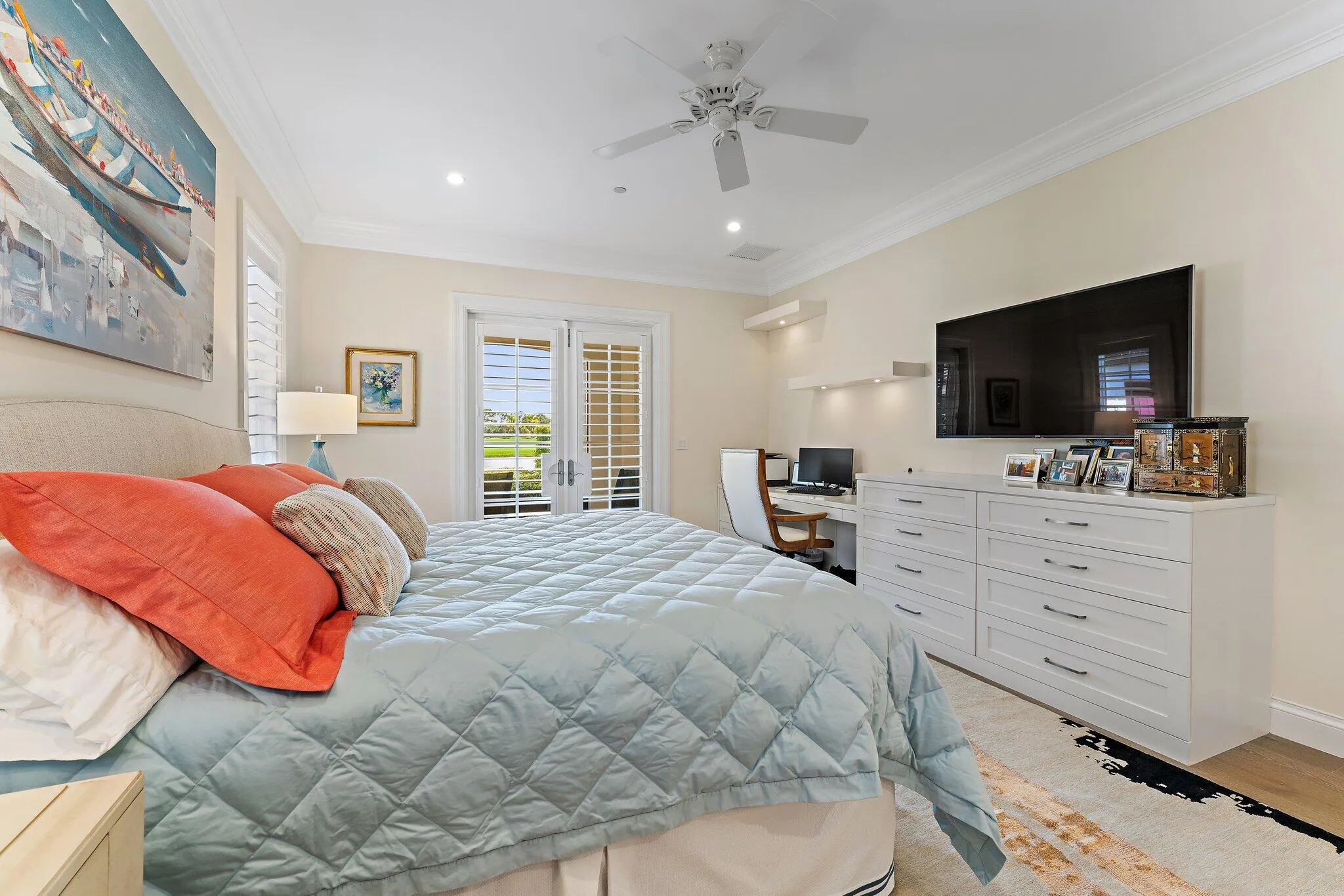 MASTER BED ROOM WITH BUILT-INS