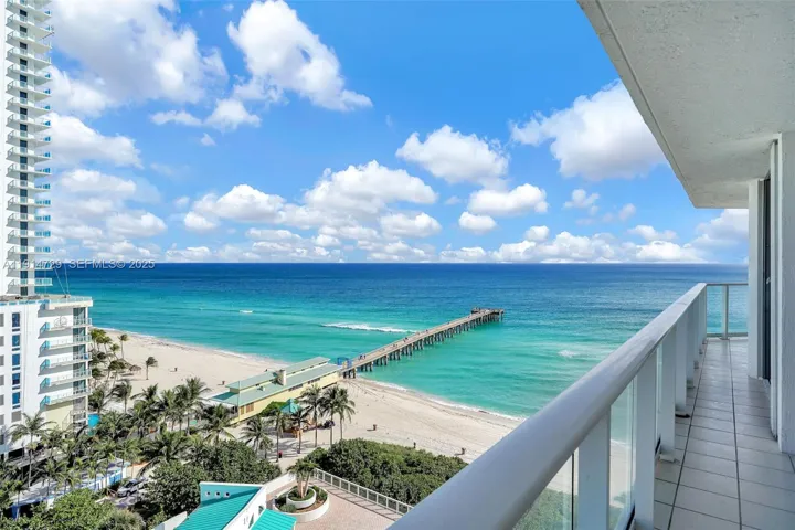 from the primary bedroom balcony