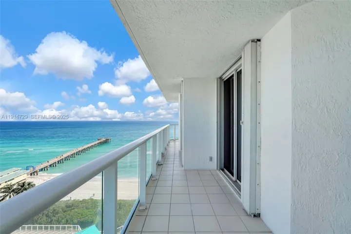 large wrap around balcony