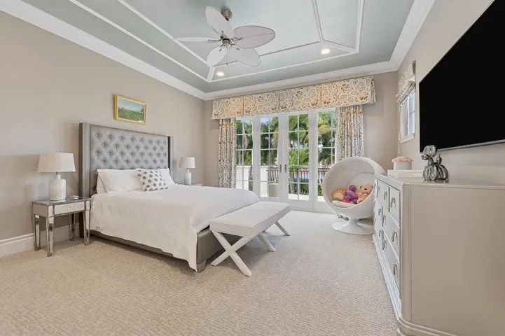 Guest Bedroom With Balcony