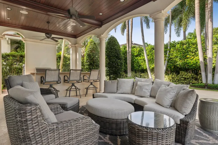 Covered Sitting Area
