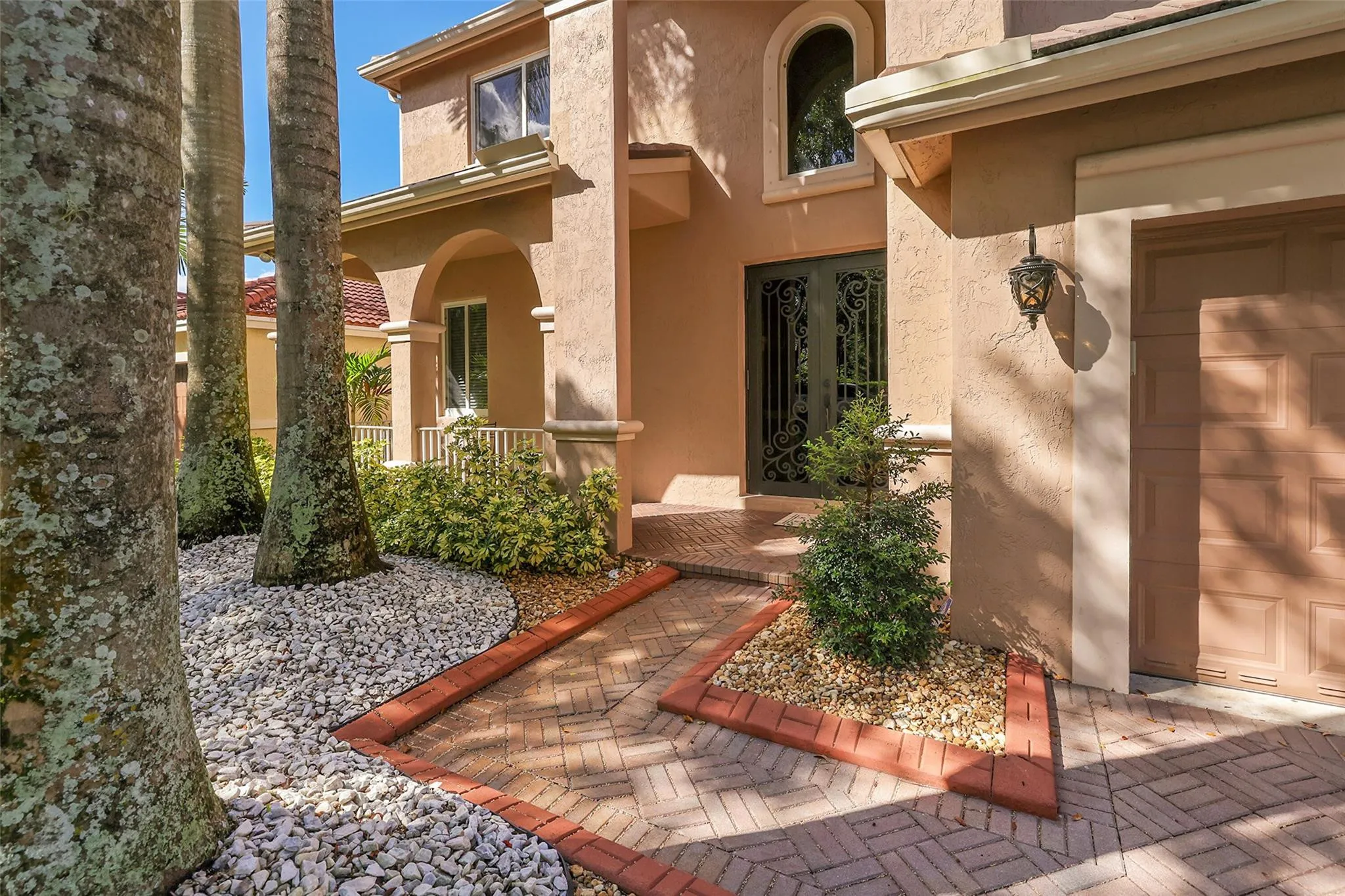 Entrance to the home