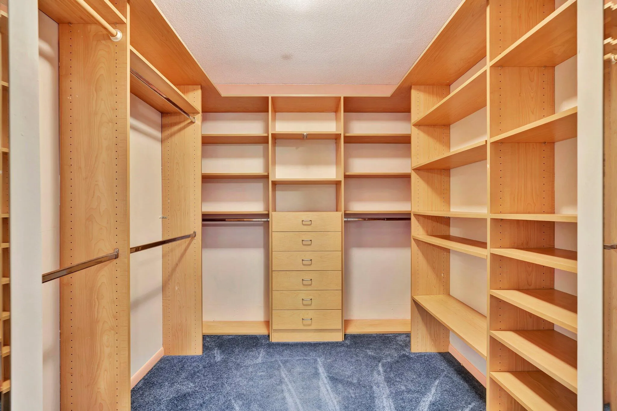 large master walk in closet