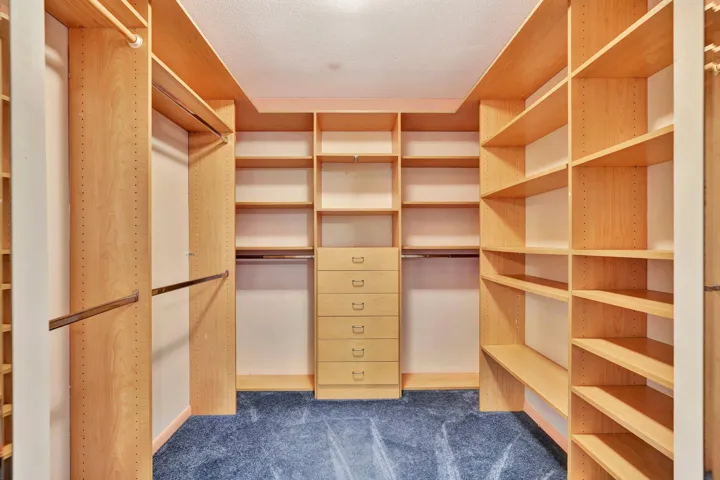 large master walk in closet