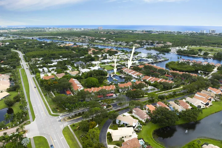 Aerial Townhome and Dock