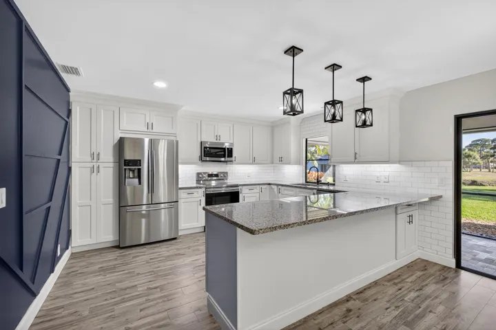 Kitchen bar seating.