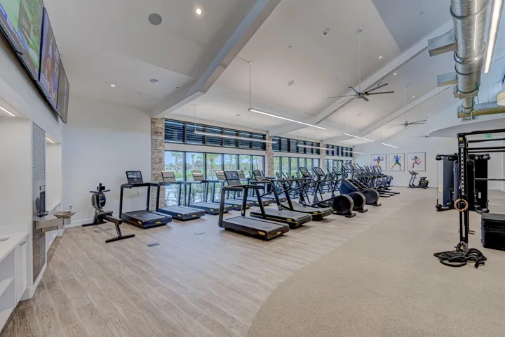 State of the art fitness center.