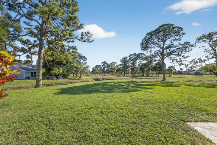 Nice open space around villa.