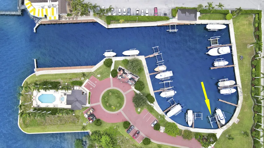 Aerial of Boat Slip