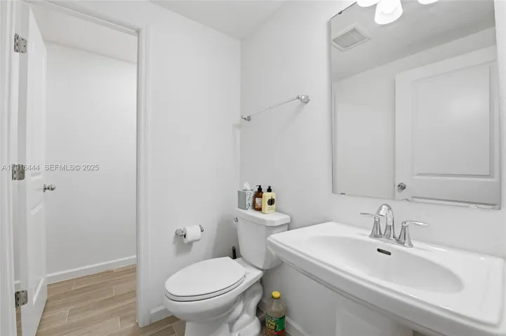 Half bath with storge