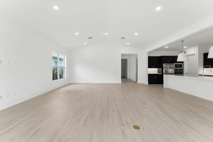Kitchen, Great Room & Dining Area